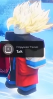 The Empyrean Trainer from the Sailor Piece Roblox Experience Update