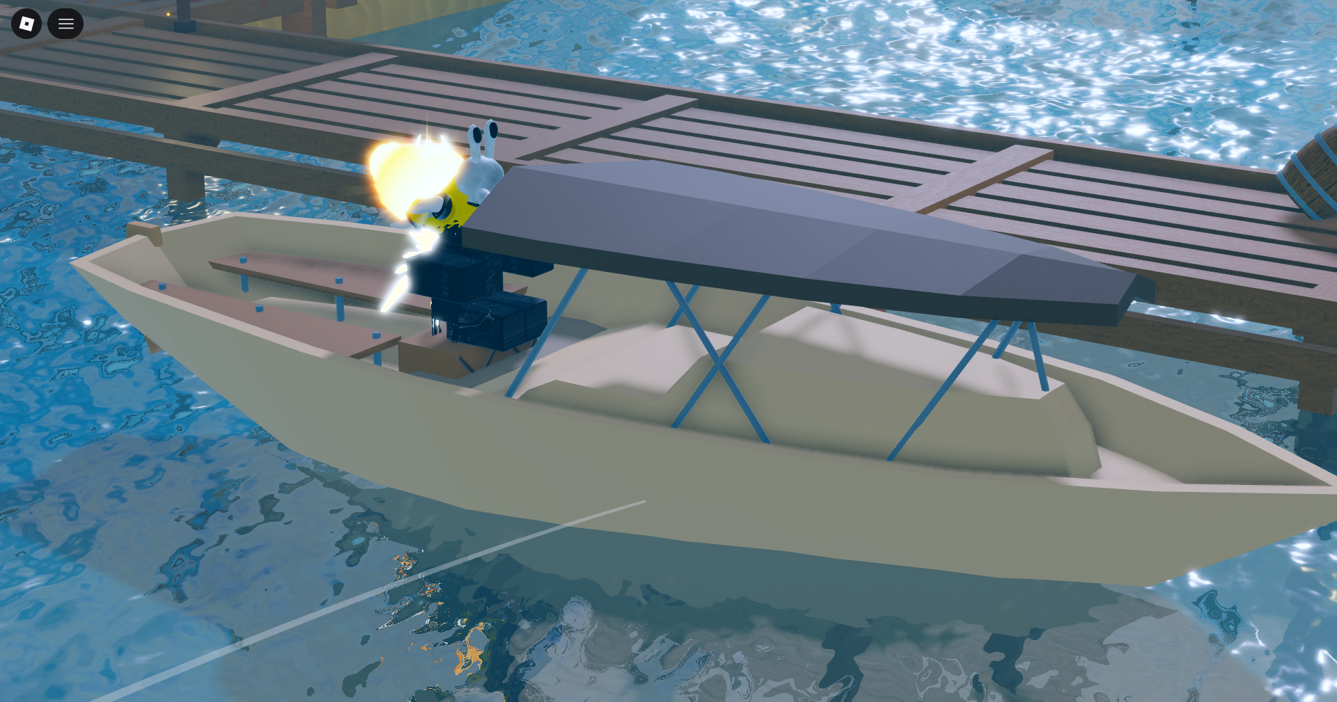 Fishing SpeedBoat from Shells Roblox Experience