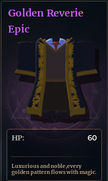 golden reverie in Wizard Alchemy Roblox experience