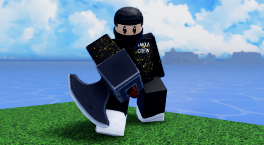 Hand Axe Sword from Anime Limitless Roblox Experience