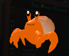 Hermit Crab from Shells Roblox Experience