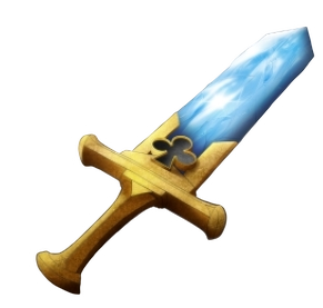Imperial Sword Weapon from Clover Origins Roblox Experience