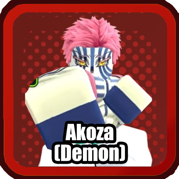 Anime Squadron Wiki Secret Unit Akoza Demon Evolved Demon Slayer Update Roblox TD Experience