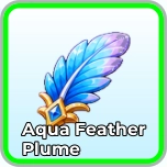 Aqua Feather Plume gear in Blox Monsters roblox experience
