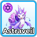 Astralveil monster in Blox Monsters roblox experience
