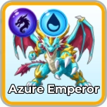 Azure Emperor monster in blox monsters roblox experience