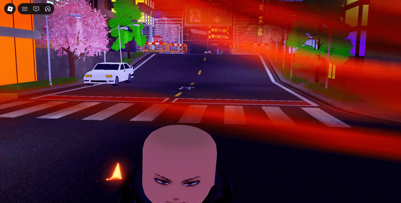 Player performing babylon's G ability in anime apocalypse roblox experience