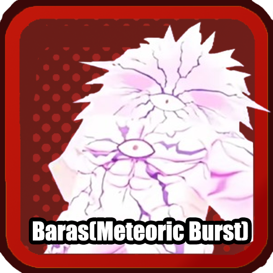 Baras (Meteoric Burst) Mythic Unit in Anime Squadron Tower Defense Wave Defense Roblox game Wiki based on Boros from Dragon Ball Z
