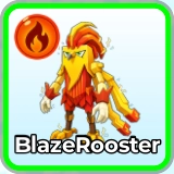 BlazeRooster Monster in Blox Monsters roblox experience