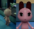 Different ear anomaly on camera in animal hospital