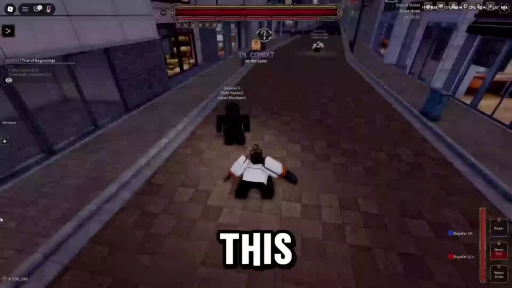 Player performing chainsaw hybrid C skill in Devil Hunter