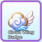 Cloud Wing Badge gear in Blox Monsters roblox experience