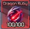 Dragon Ruby Item in Broken Blade Wiki on Roblox for Wyvern Ignition Buster Weapon