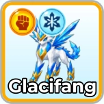 Glacifang Monster in Blox Monsters Roblox experience