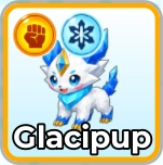 Glacipup Monster in Blox Monsters Roblox experience