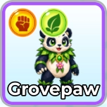 Grovepaw Monster in Blox Monsters Roblox experience