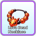 Lava Bead Necklace gear in Blox Monsters roblox experience