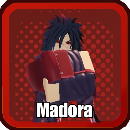 Madara Secret Unit in Anime Squadron Wiki on Roblox based on Uchiha Madara from Naruto