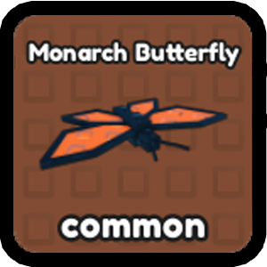 Monarch butterfly bug in Catch Bugs on Roblox