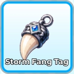 Strom Fang Tag gear in Blox Monsters roblox experience