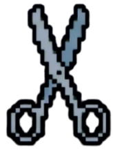 The Scissors Item in Animal Hospital Roblox Experience