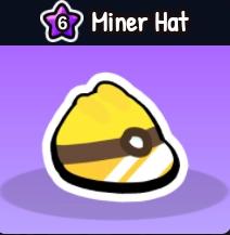 The Miner Hat in Battle Pet Roblox Experience