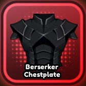 Berserker Chestplate Equipment from Anime Squadron Roblox Experience