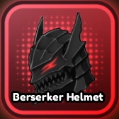 Berserker Helmet Equipment from Anime Squadron Roblox Experience