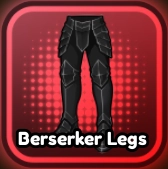 Berserker Legs Equipment from Anime Squadron Roblox Experience