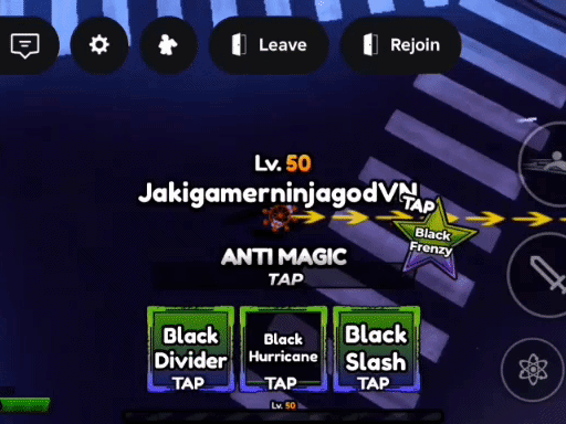 Black Hurricane Ability from Anime Apocalypse Roblox Experience