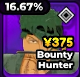 Bounty Hunter Unit from Anime Expeditions Roblox Experience
