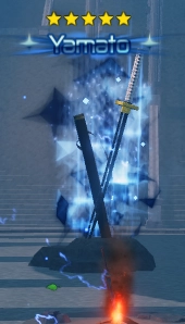The Yamato Weapon in Broken Blade Roblox Experience