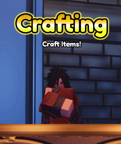 Crafting NPC from Anime Squadron Roblox Experience