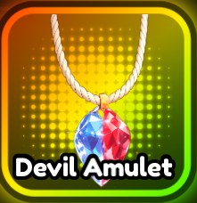 Devil Amulet Equipment from Anime Squadron Roblox Experience