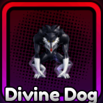 Divine Dog Pet from Anime Apocalypse Roblox Experience