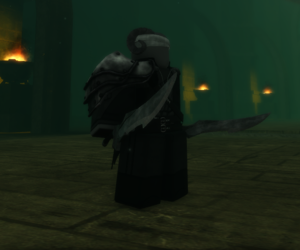 Dual Swords Weapon from Apocrypha Roblox Experience