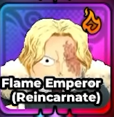 Flame Emperor Unit from Anime Expeditions Roblox Experience