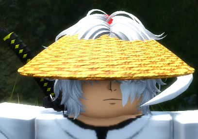 Flower Samurai Straw Hat Head Equipment from VV:ULTIMATUM Roblox Experience