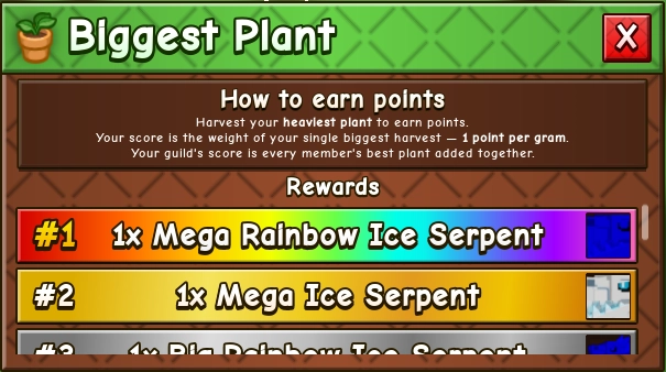 Guild Rewards in Grow a Garden 2 Roblox Experience