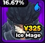 Ice Mage Unit from Anime Expeditions Roblox Experience