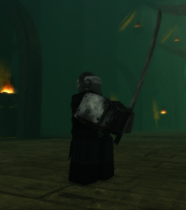Katana Weapon from Apocrypha Roblox Experience
