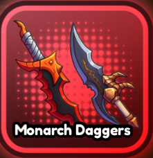 Monarch Daggers Equipment from Anime Squadron Roblox Experience