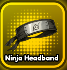 Ninja Headband Equipment from Anime Squadron Roblox Experience