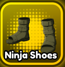 Ninja Shoes Equipment from Anime Squadron Roblox Experience
