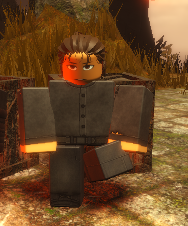 Noir NPC from Apocrypha Roblox Experience