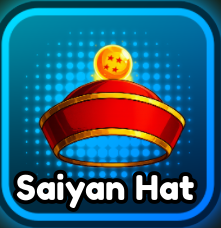 Saiyan Hat Equipment from Anime Squadron Roblox Experience
