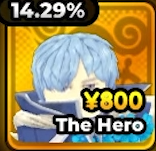 The Hero Unit from Anime Expeditions Roblox Experience