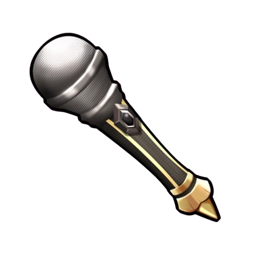 Idol's Microphone item in manhwa legends roblox experience