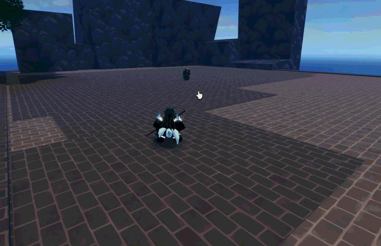 player performing Okuchi Fruit's Z skill in Haze Seas