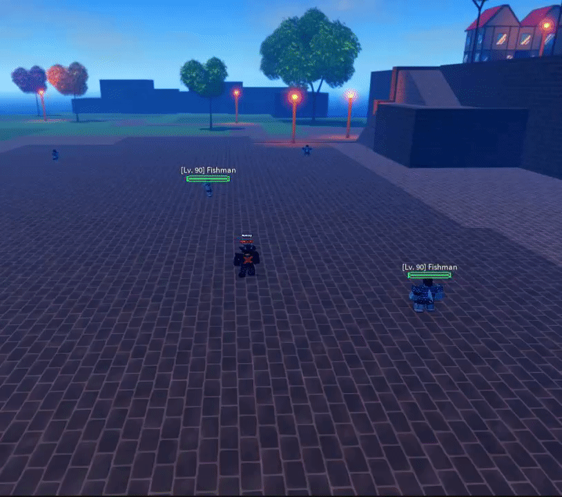Player performing Shadow Fruit's C move in haze seas